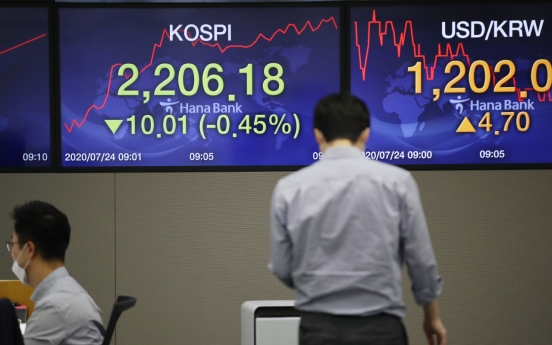 Seoul stocks open lower on virus woes