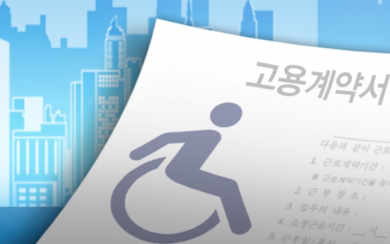 Only one-third of disabled people in S. Korea had jobs in 2019