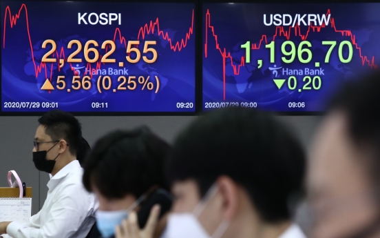 Seoul stocks open nearly flat on Wall Street losses