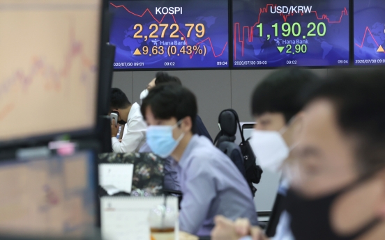 Seoul stocks open higher on tech gains, weak dollar