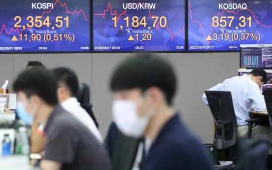 Seoul stocks open higher on Wall Street gains