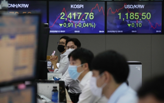 Seoul stocks open tad higher on pharmaceutical, financial gains