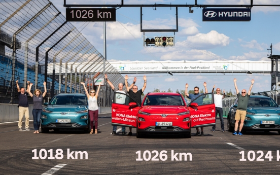 Hyundai Kona Electric sets new travel range of over 1,000 km