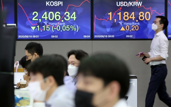 Seoul stocks open lower amid fears of COVID-19 resurgence