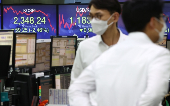 Seoul stocks dip to 2-month low amid COVID-19 resurgence fears