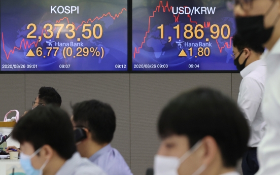 Seoul stocks open tad higher on Wall Street gains