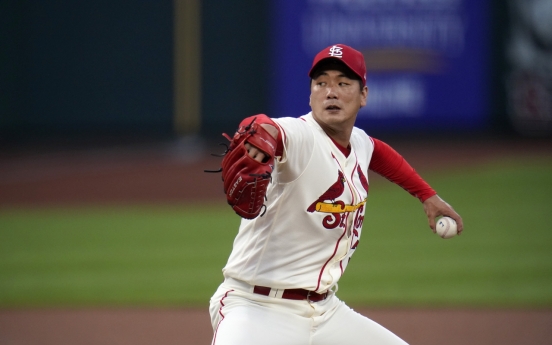 Cardinals' Kim Kwang-hyun determined to eat up more innings in 3rd MLB start