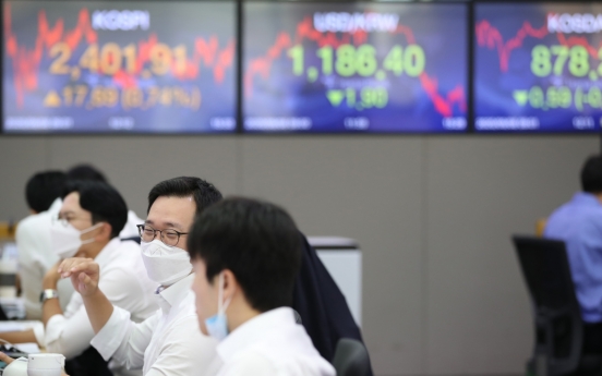 Seoul stocks surpass 2,400-level on European monetary easing hopes