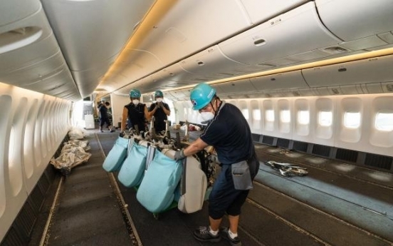 Korean Air begins using converted planes to transport cargo