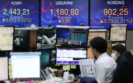 Seoul stocks open tad lower on profit-taking