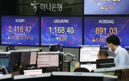 Seoul stocks open higher on battery, bio rebound