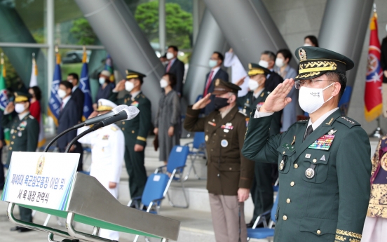 New defense chief vows efforts for firm readiness posture for peace, OPCON transfer