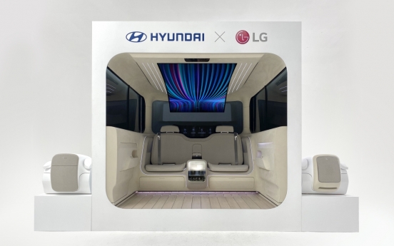 LG, Hyundai Motor co-work on homelike future car interior