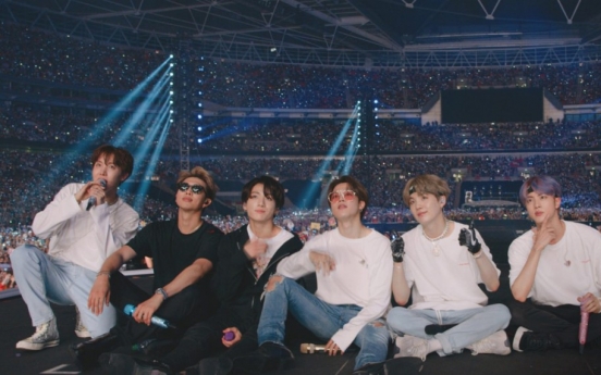 BTS' new docu film tops S. Korean box office upon release