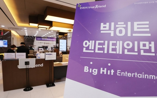 BTS' agency to close IPO retail subscription