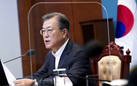 Moon pledges to nurture SMEs, startups as leaders of post-pandemic economy