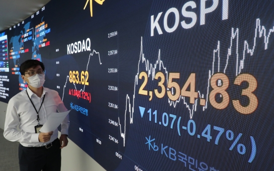 Seoul shares open lower on Wall Street losses