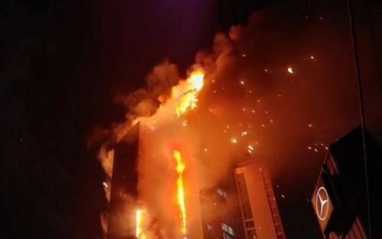 Tower block fire in Ulsan sends 88 to hospital