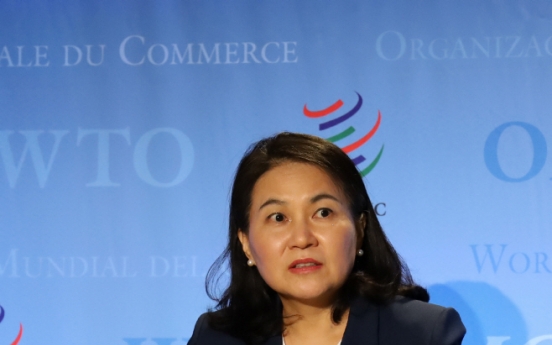 Seoul's top trade official to visit Europe to drum up support her WTO chief race