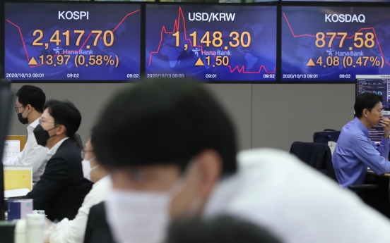 Seoul stocks open higher on soaring US stock