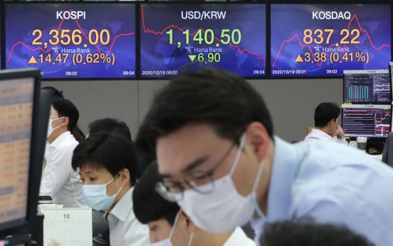 Seoul stocks open higher on bargain hunting