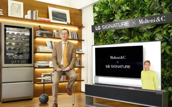 LG Electronics signs partnership with Italian luxury furniture brand Molteni&C