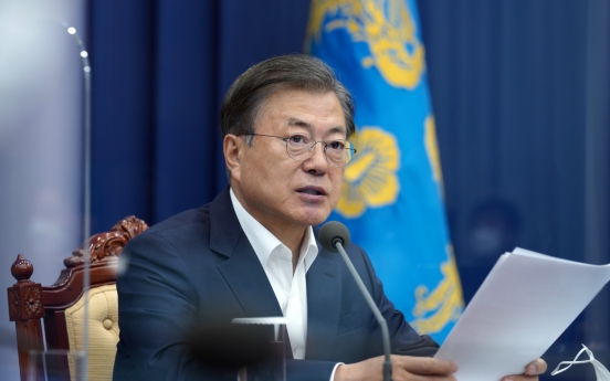 Moon says now is 'golden time' for economic recovery, calls for stimulating consumption