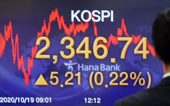 Seoul stocks snap 4-day losing streak on bargain hunting