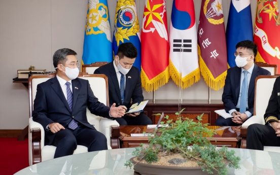 S. Korean defense chief, US commander vow strong cooperation for NK denuclearization