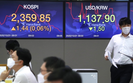 Seoul stocks open higher on Wall Street gains