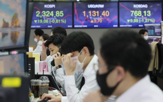 Seoul shares open lower on Wall Street losses