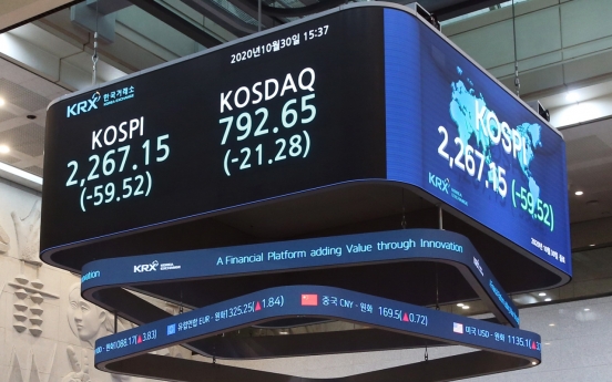 Kospi records first monthly fall after March