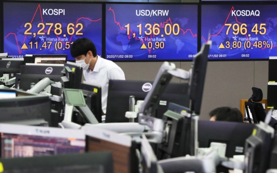 Seoul stocks open higher ahead of US election, FOMC meeting