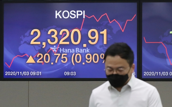 Seoul shares open higher on Wall Street gains