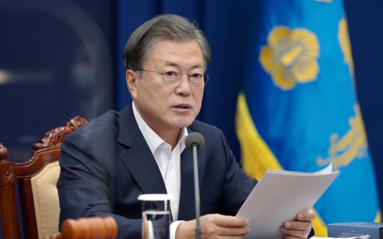 Moon says carbon neutrality is a necessity for survival