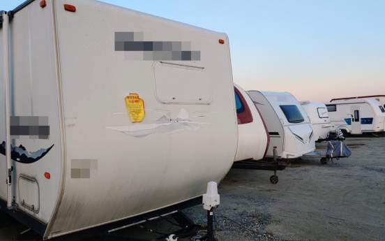 Squatting campers pose headache to east coast beaches