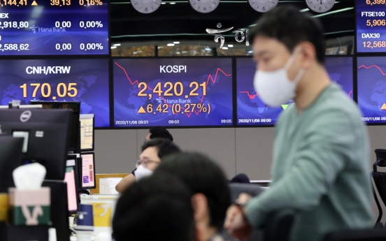 Seoul stocks open higher on another Wall Street rally