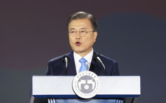 Moon says Seoul to continue to seek denuclearization, permanent peace on Korean Peninsula