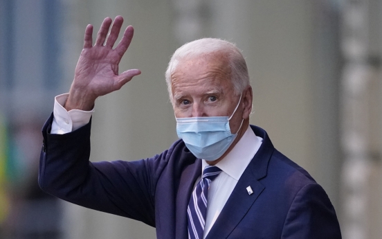 Biden says he is looking forward to working with Moon on challenges, including N. Korea