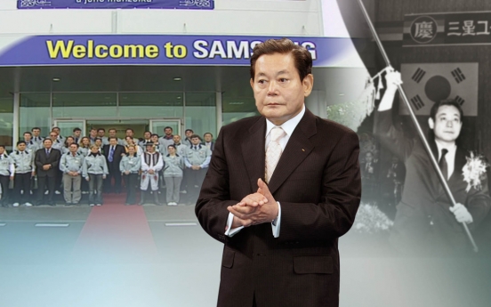 Late Samsung chief's stock value tops W20tr