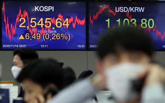 Seoul stocks hit nearly 3-year high; Korean won at 29-month high