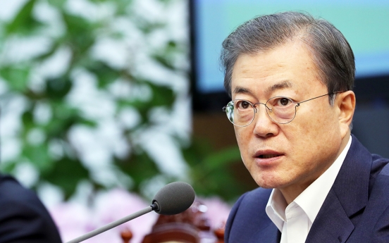 Moon requests public support for antivirus campaign, says sorry for fallout from social distancing rules