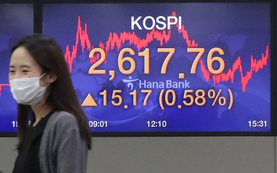 Seoul stocks close at all-time high on extended foreign buying