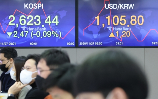 Seoul stocks open nearly flat on virus concerns