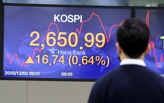 Seoul stocks open higher on Wall Street gains