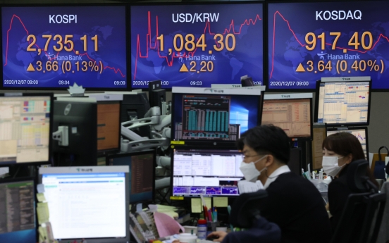 Seoul stocks open tad higher on pharmaceutical, chip gains