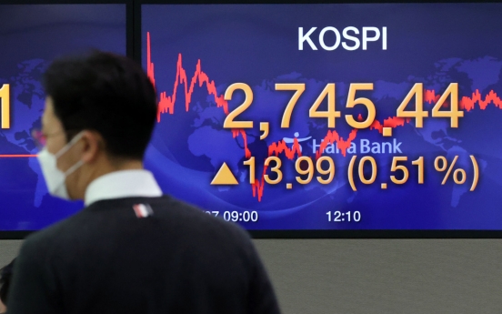 Seoul stocks up for 5th session on chip, pharmaceutical gains