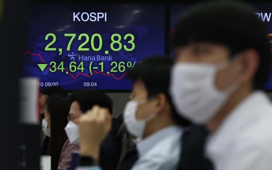 Seoul stocks open lower on Facebook lawsuit, allergy cases in British vaccination