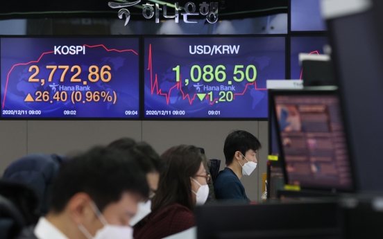 Seoul stocks open sharply higher on vaccine hopes