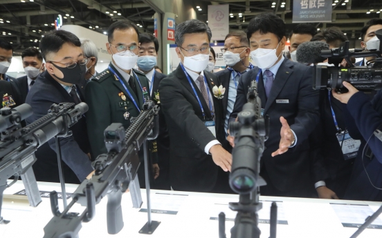 S. Korea ranks 10th in world arms exports: report